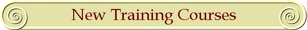 New Training Courses